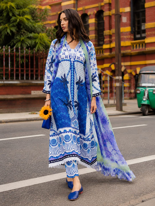 Ksenia – Printed Lawn 3 Piece